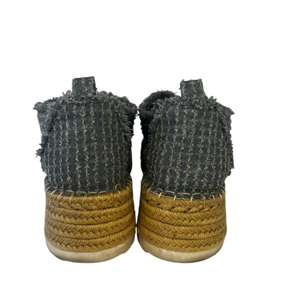 Denim platform sneakers - Picture 3 of 6